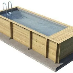 Smal Houten Inbouwzwembad