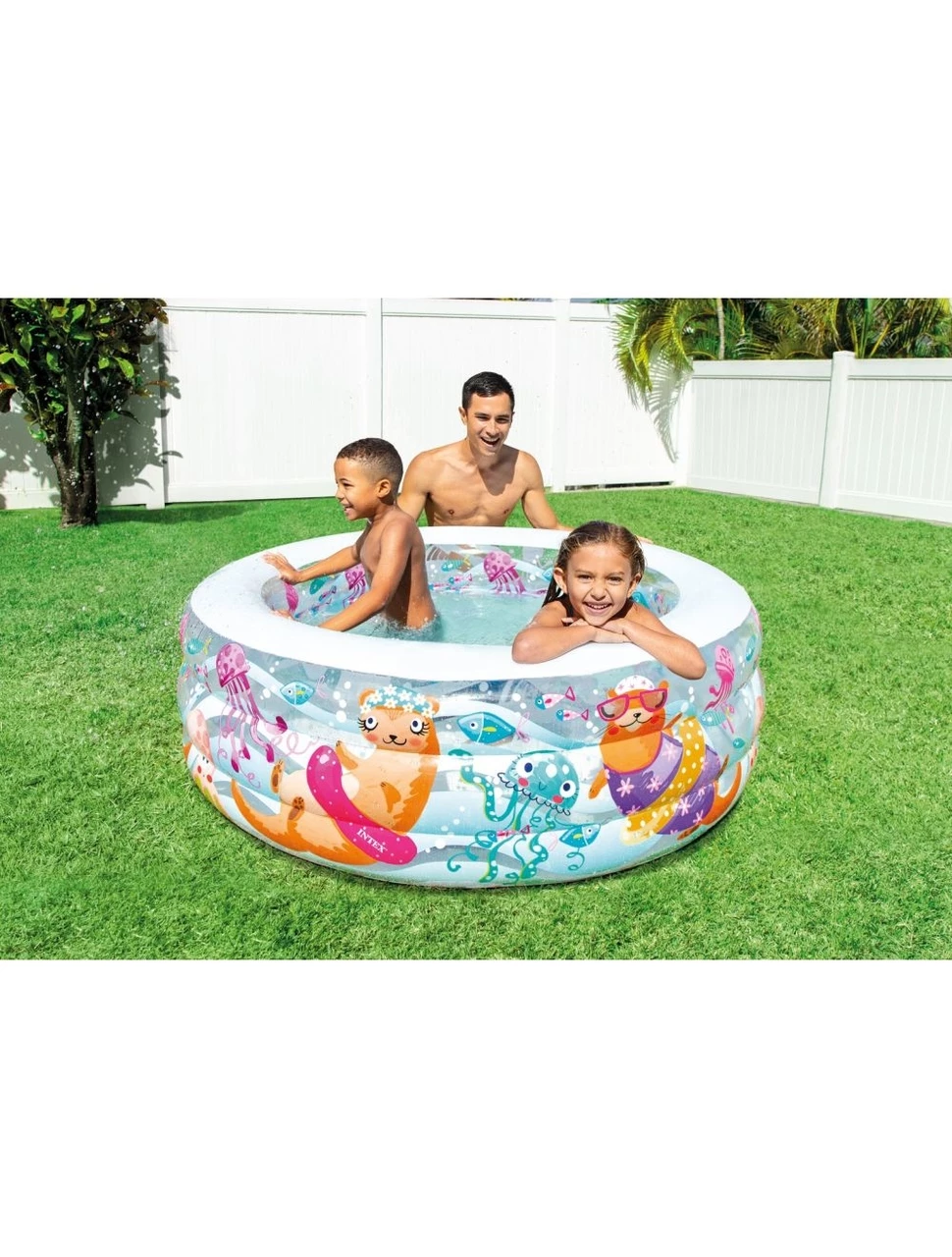 Intex Opblaaszwembad Aquarium 2 Intex Opblaaszwembad Aquarium - Afbeelding 2