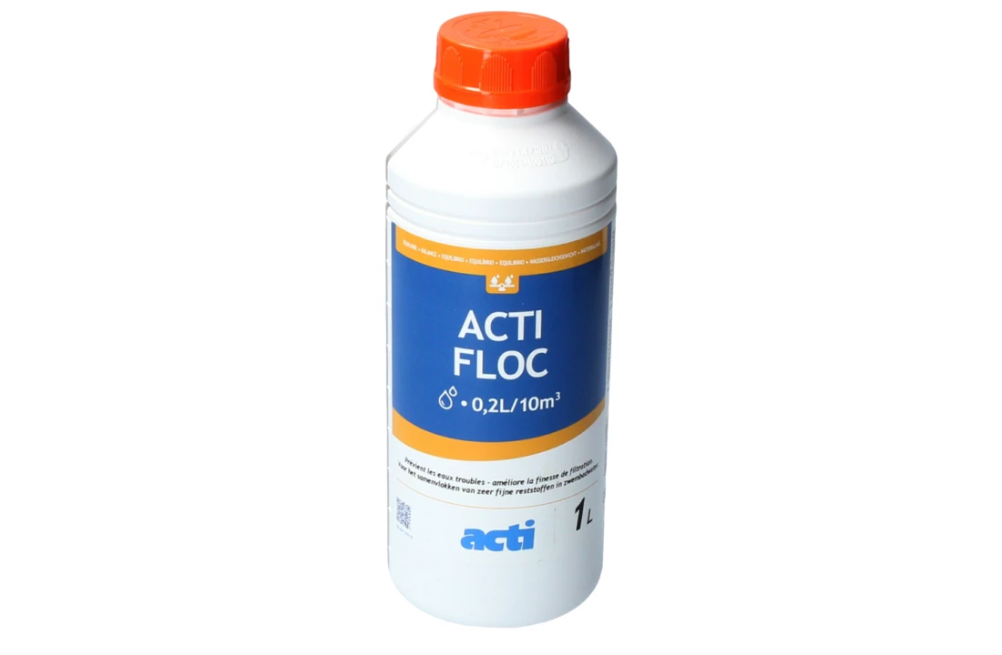 Acti Acti Vlokmiddel 1L Zwembad Onderhoud 1 Acti Acti Vlokmiddel 1L Zwembad Onderhoud
