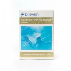 Voorkant -NL Badkuip Verkoop 2024 briswim briswim goldifloc vloktabletten 18 tabs 1