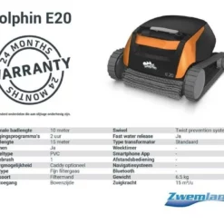 Maytronics Dolphin Dolphin E20 Zwembadrobot -NL Badkuip Verkoop 2024 maytronics dolphin dolphin e20 zwembadrobot 2