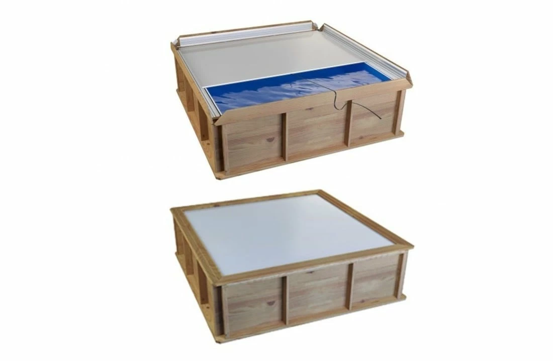 Proswell Houten Zwembaden Houten Kinderzwembad Pistoche 2 X 2 X 0.64 Meter 1 Proswell Houten Zwembaden Houten Kinderzwembad Pistoche 2 X 2 X 0.64 Meter