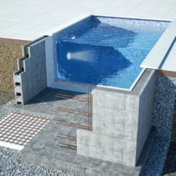 Solidbric Styropor Zwembad Bouwblokken Structuur Met Liner 4.5 X 9 X 1.5 -NL Badkuip Verkoop 2024 solidbric styropor zwembad bouwblokken structuur m 5