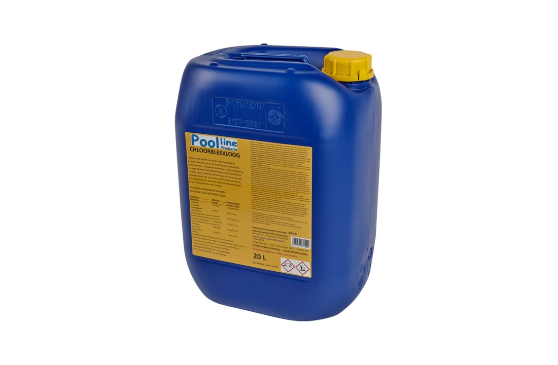Vloeibaar Chloor Kan 20 Liter - Natriumhypochloriet 2 Vloeibaar Chloor Kan 20 Liter - Natriumhypochloriet - Afbeelding 2
